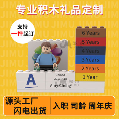 纪念个性积木人仔手工DIY