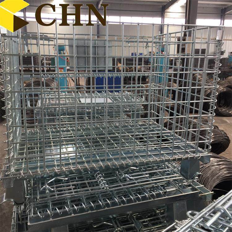 [量大优惠]物流运输用折叠仓储笼周转筐源头厂家