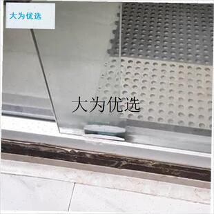 淋浴房配件卫生j间浴室移门限位器玻璃门塑料止摆器滑块防撞定位,