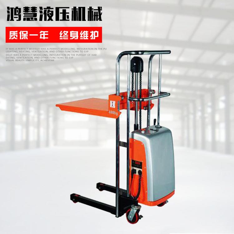 轻型堆高车手动轻便堆高车液压升降行李车电动叉车装卸搬运