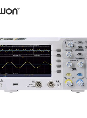 利利普NDS1022S双通道数字示波器100M 1G采样率1102S/1202S/1052S
