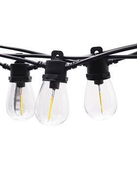 亚马逊热销3w太阳能S14灯串户外防水灯串新结构简易款太阳能灯串