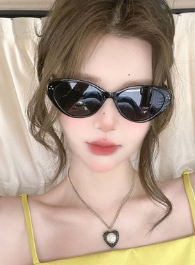 山姆优选新款小框猫眼时尚太阳眼镜 米丁装饰个性ins风男女墨镜