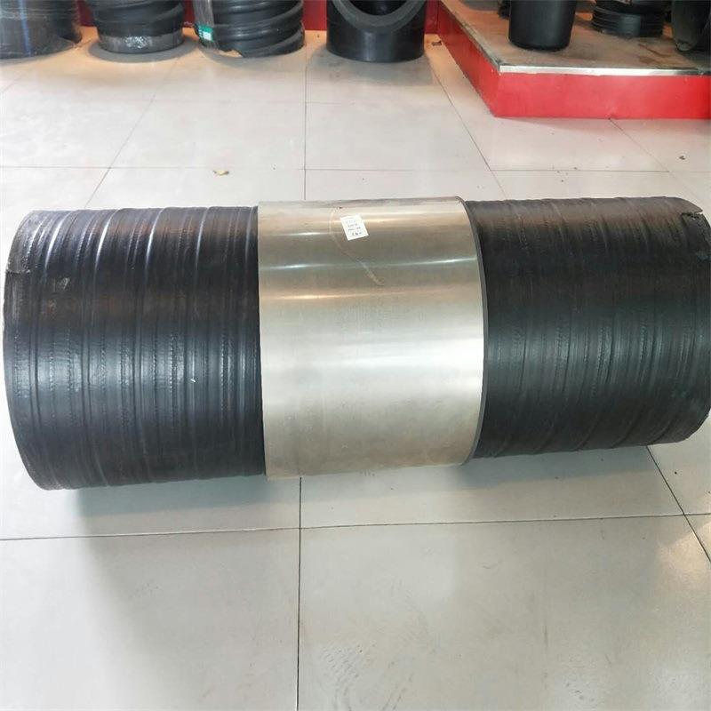 高密度塑钢缠绕排水管HDPE塑钢排污波纹管黑色聚乙烯塑钢缠绕管