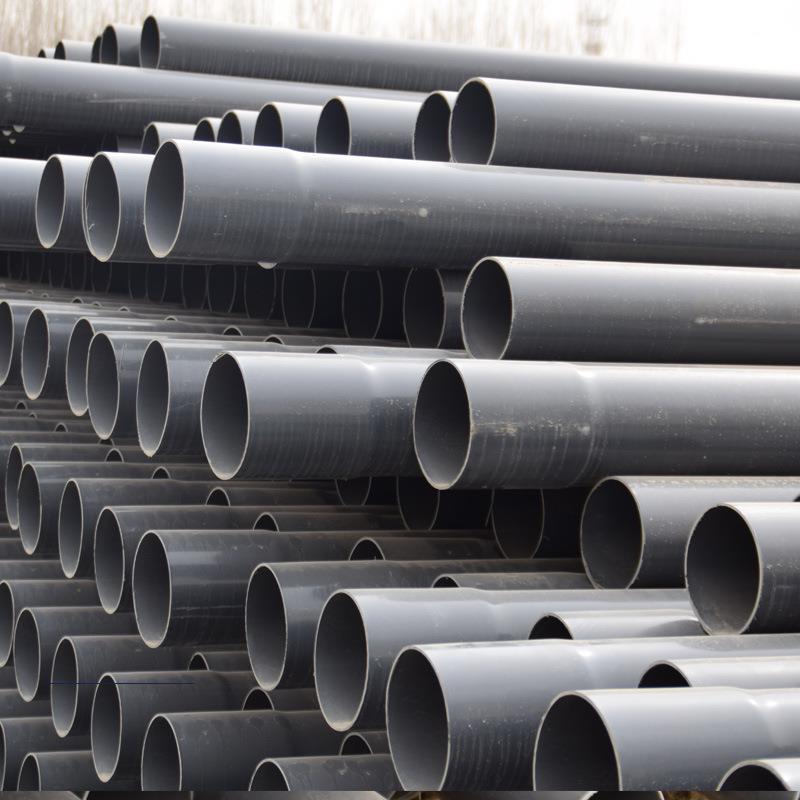 PVC-U农田灌溉管硬聚氯乙烯灰色给水管道园林绿化喷灌管浇地管