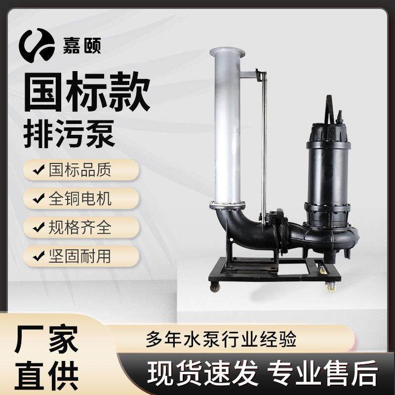 排污泵110KW工程项目排污泵大功率潜水污水处理提升器污水提升泵