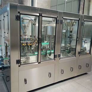 全自动葡萄酒洗瓶灌装打塞三联机/负压灌装原理质量可靠品质保证