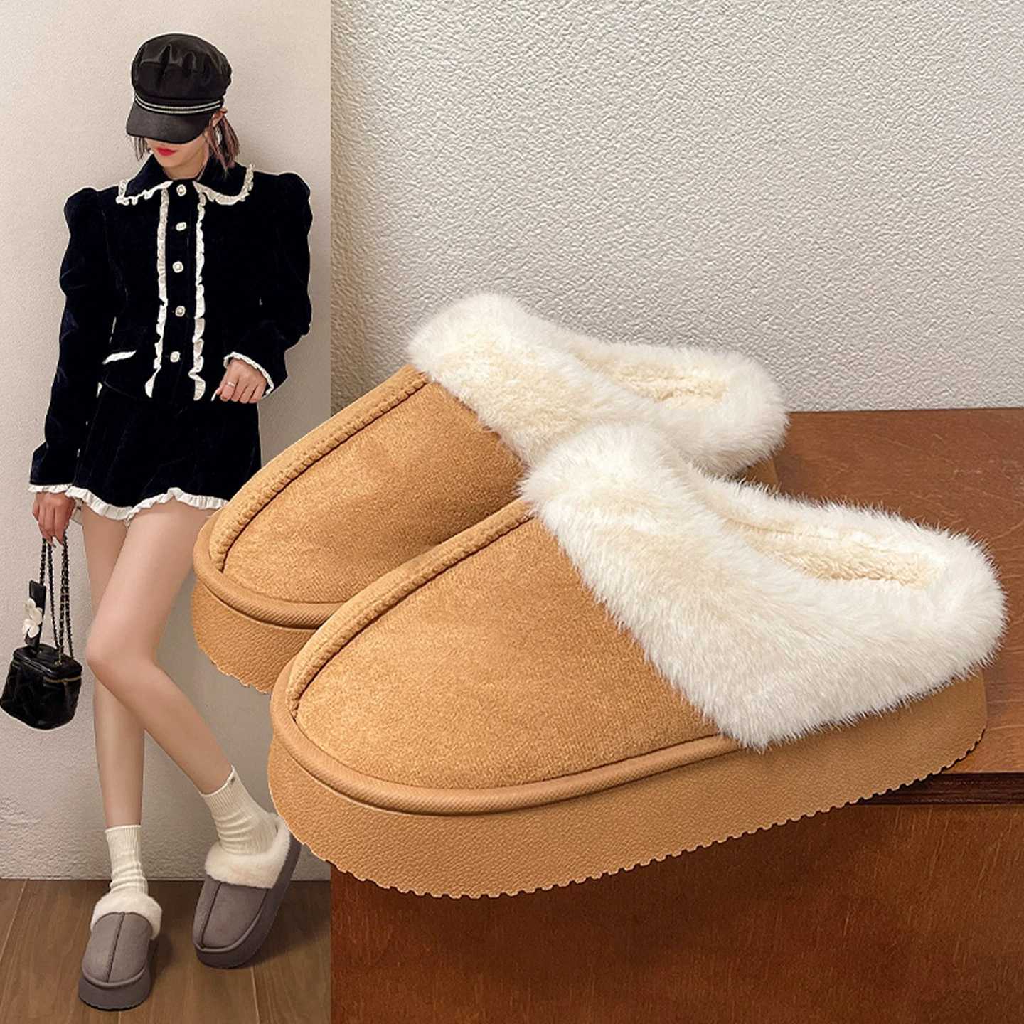 亚麻拖鞋女防滑室内增高端情侣