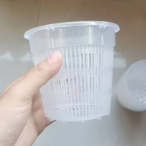 控根盆蝴蝶兰花专用透明花盆透气塑料镂空大号花盆家用控水防烂根