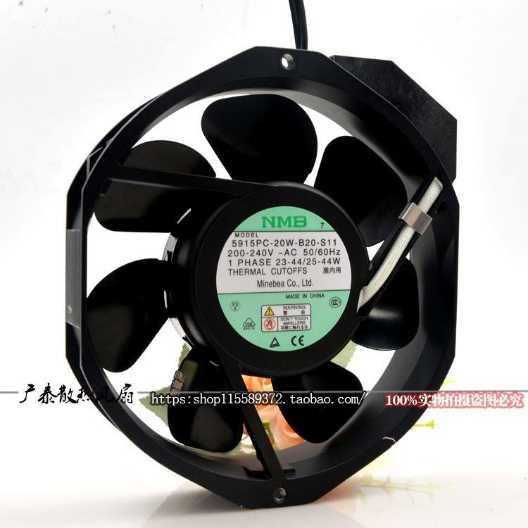 5915PC-20W-B20-S11/S05/S12 17238原装NMB金属叶耐高温风扇 220V