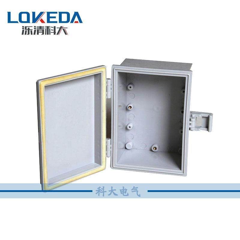 160*100*90mmABS/PC 混合料灰盖发泡防水胶条防水盒箱 合页搭扣盒