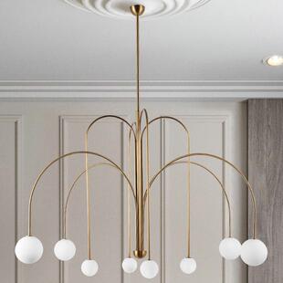 后现代玻璃魔豆设计师艺术吊灯客厅个性北欧创意简约餐厅卧室灯具