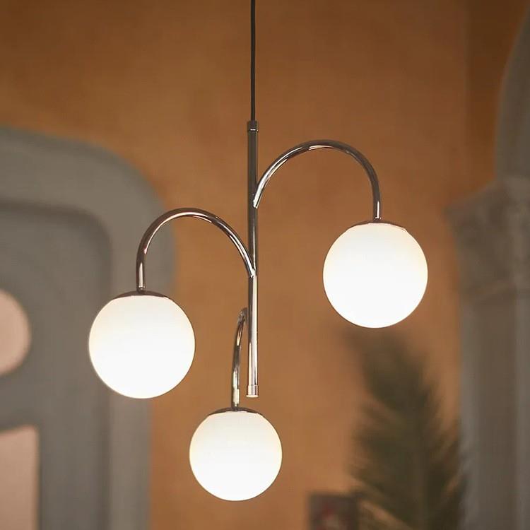 希姆丽哈姆餐厅吊灯简约法式中古风主卧室灯具设计师异形装饰吊灯