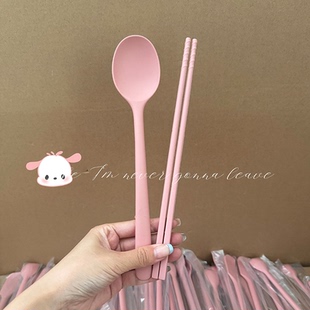 【一人食餐具】勺筷套装姜妍同款食品级硅胶勺子筷子耐高温大号勺