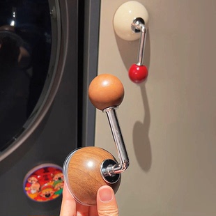 吸盘挂钩厨房柜门拉手免打孔无痕粘钩抽屉玻璃门把神器现代高级感