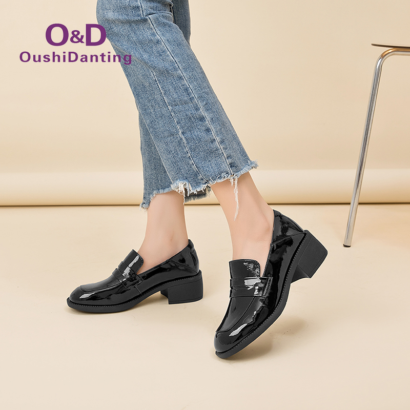 OD休闲复古乐福鞋2025春季新品