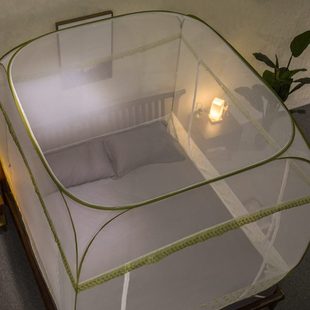 拉链开门1.8m加密谷今 三蒙古包蚊帐2024家用新可折叠1.5米免安装