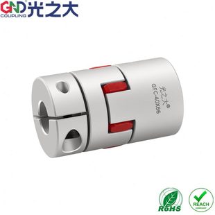 铝合金器大扭矩 伺服电机连FGC数控车床弹梅花联轴器轴丝杆性减震