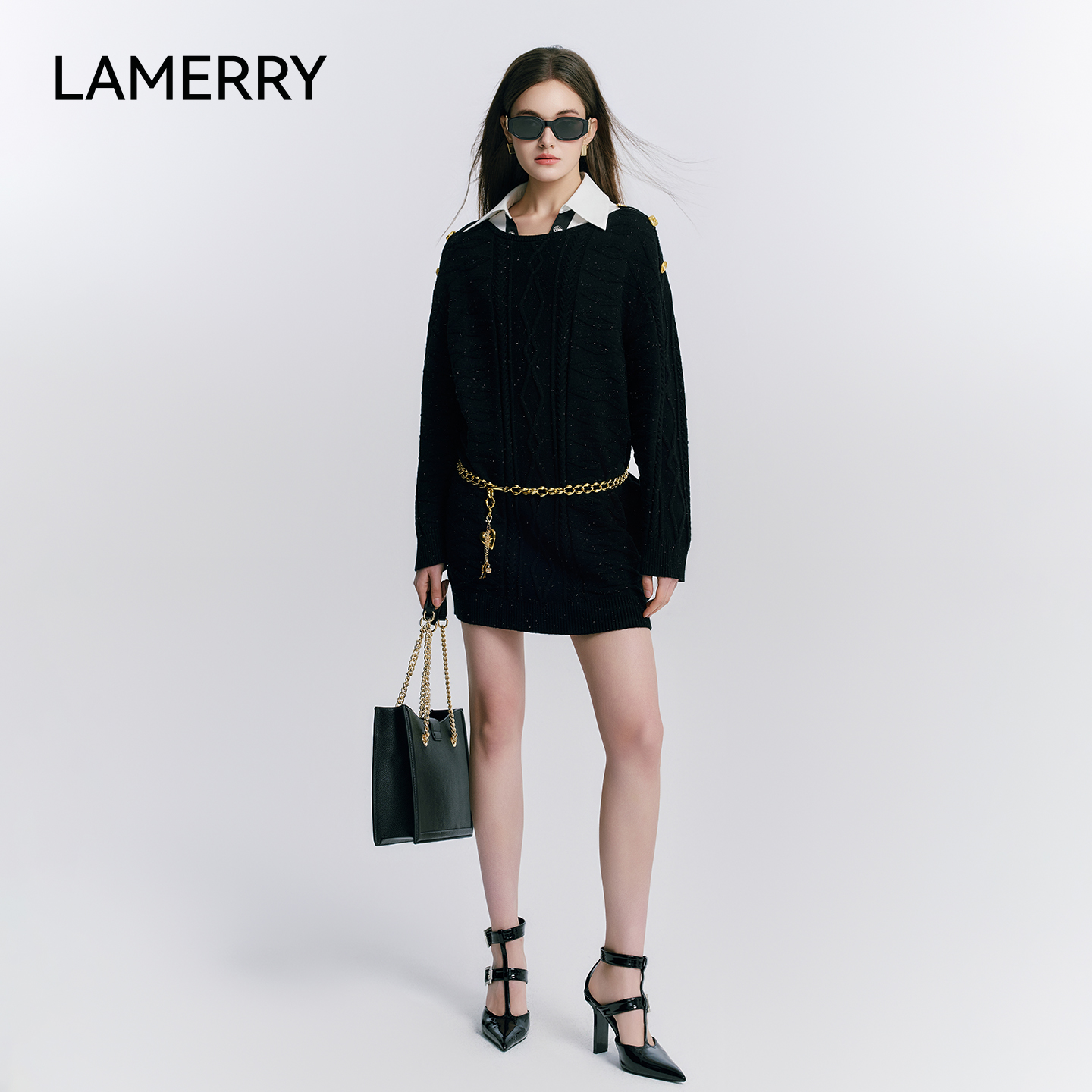 LAMERRY/朗美睿针织连衣裙