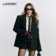 LAMERRY 利落素雅高级 饰个性 朗美睿纯色不规则领型解构西装 烫钻装