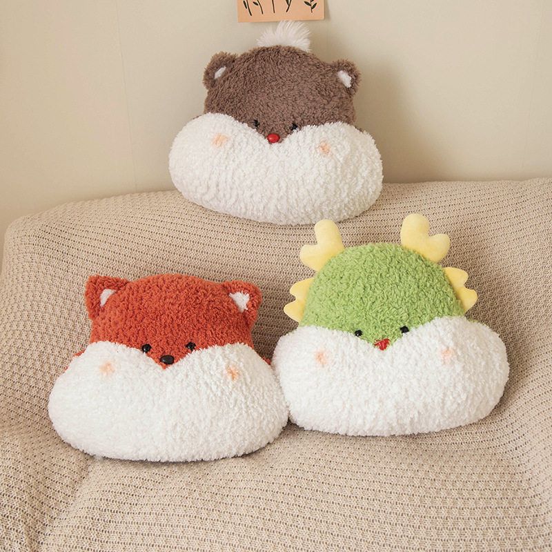 二合一暖手抱枕沙发靠背垫可爱午睡枕头办公可插手趴睡枕学生保暖