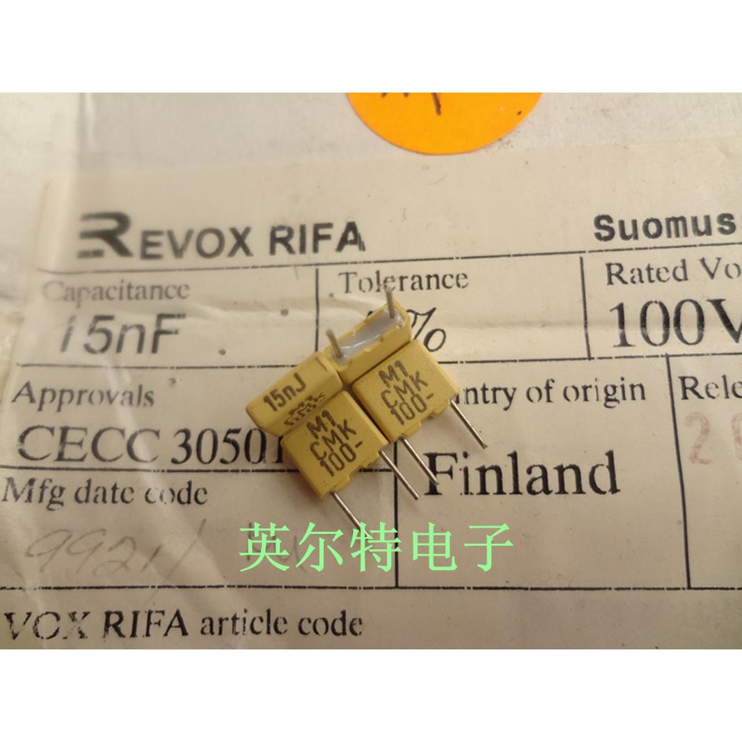 瑞典EVOX RIFA薄膜电容0.015UF100V 15N/100V 153/100V脚距5mm