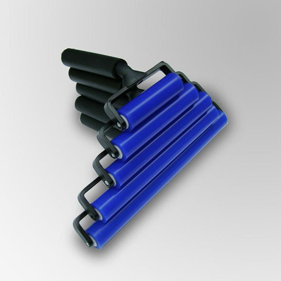 厂家货源LA6-8寸硅胶除尘滚筒粘尘辊除尘辊手柄除尘辊筒