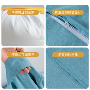 布艺懒人豆袋榻榻米懒骨头可睡躺儿童小坐凳飘窗sofa休闲软垫子