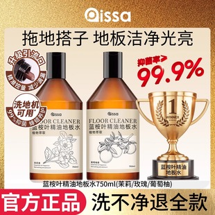 蓝桉叶精油地板清洁剂洗拖地机专用清洁液木地板瓷砖通用去污抑菌