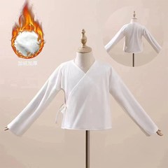 汉服女童加绒中衣男童p国学服中衣儿童加厚保暖内搭宝宝上衣内衣
