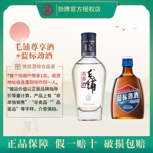 劲牌体验小酒蓝标36度50ml 毛铺尊享小酒42.8度100ml1瓶组合 1瓶