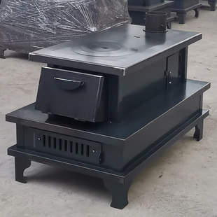 藏式柴火炉家用农村烤火炉室内铁炉子柴火灶取暖真火取暖炉烧柴火