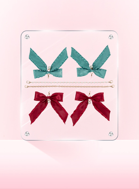 WEGO仿珍珠挂件LL大肠痛包包配件蝴蝶结丝带配饰谷子二次元痛文化