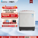净魔方 小天鹅官方旗舰店8KG双桶双缸半自动洗衣机