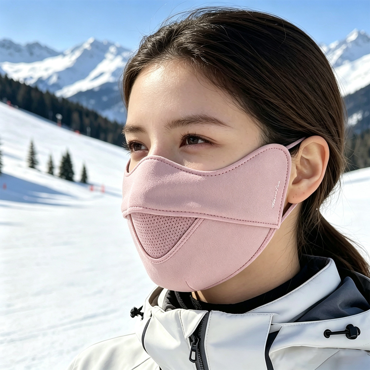 秋冬加厚防风保暖透气面罩女