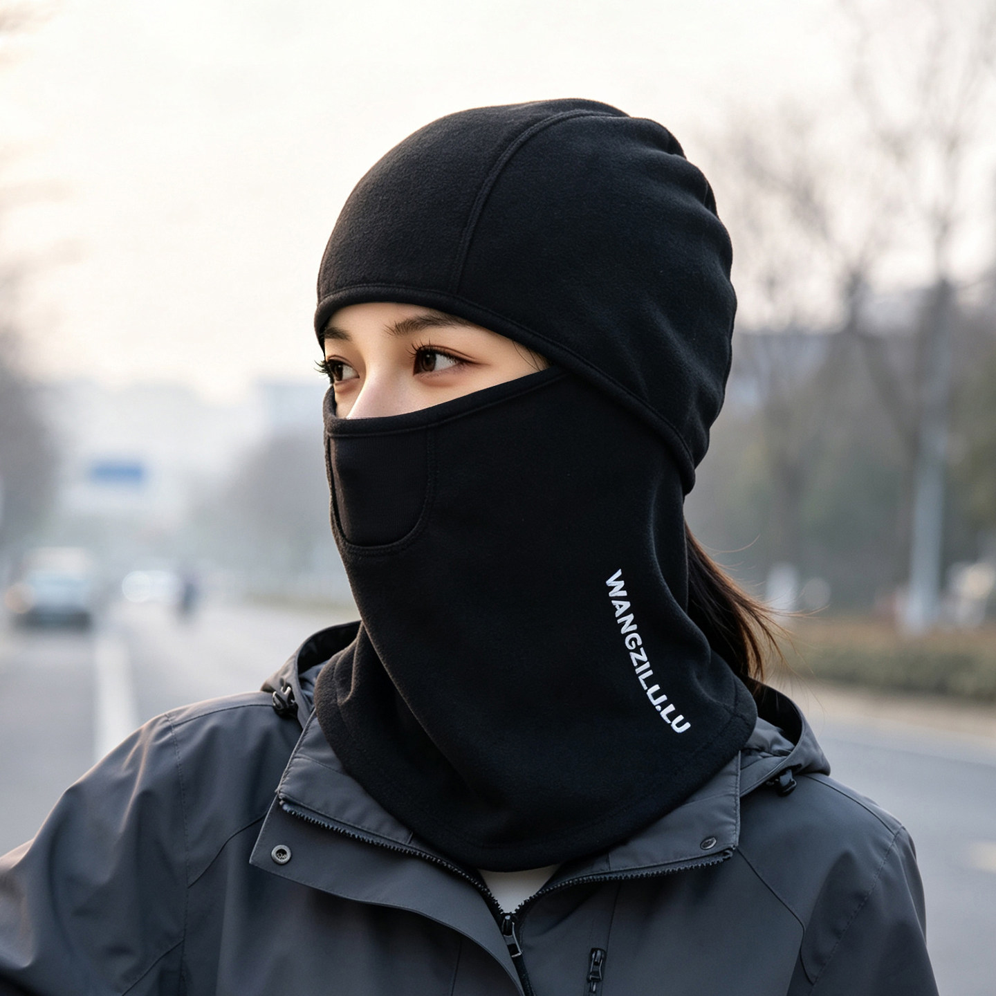 冬季女骑行护脸加厚保暖头套