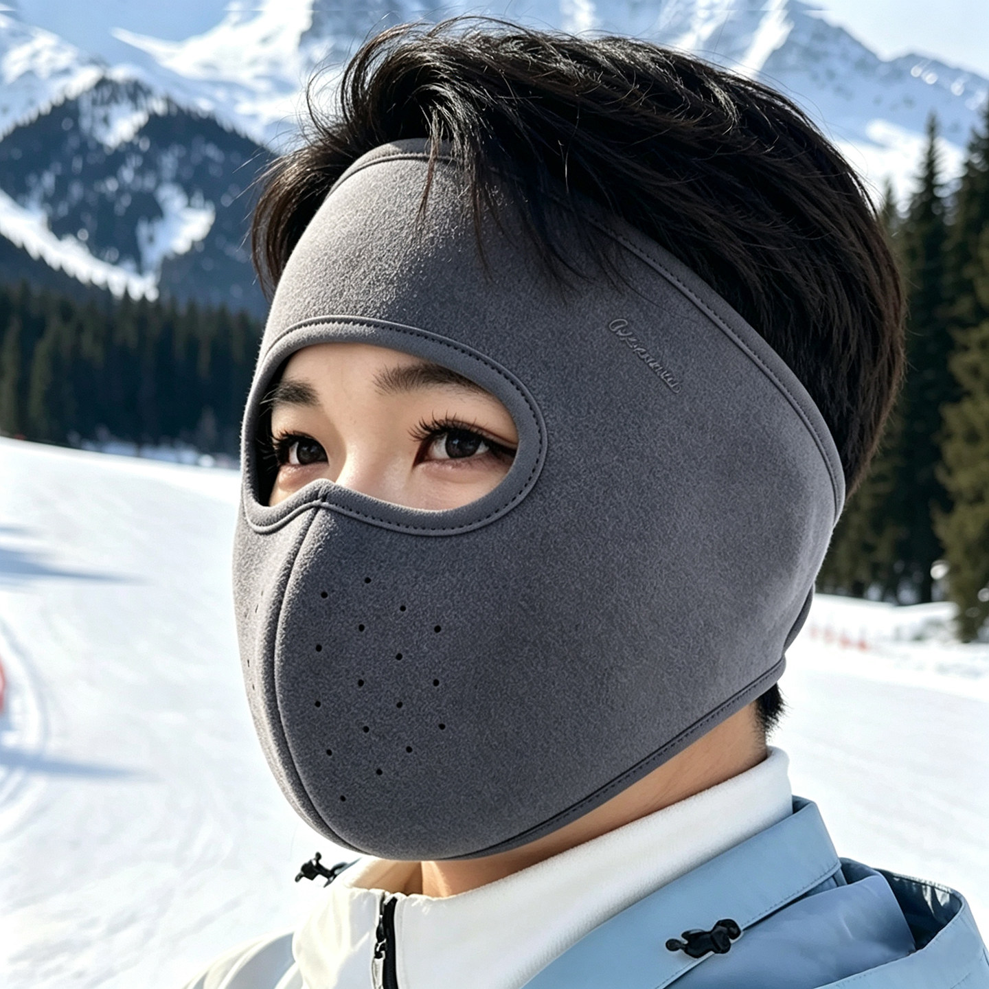 冬季男士骑行滑雪全脸护额头套