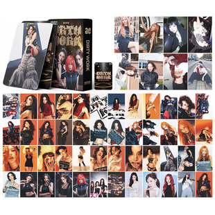 Aespa小卡Dirty Work专辑小卡宁艺卓柳智敏金玟庭周边自印LOMO卡