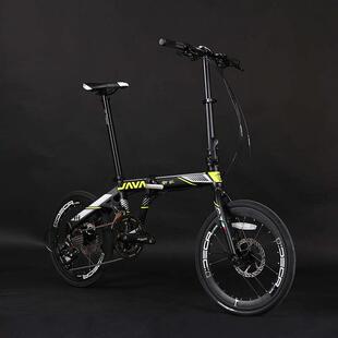 佳沃JAVA折叠自行车FIT铝合金20寸18速碟刹中空盘便携轻便单车TT