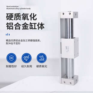 300 气动MRD磁偶式 400500 200 100 无杆气缸CY3R CY1R32