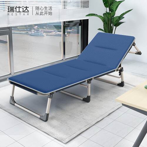 瑞仕达加固躺椅单人床床办公室午睡午休床陪护床人行军床多功能折