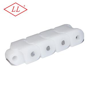 利来 40P-B白色塑电料链子条节距1制2.7 药品307造 低噪音轻型小