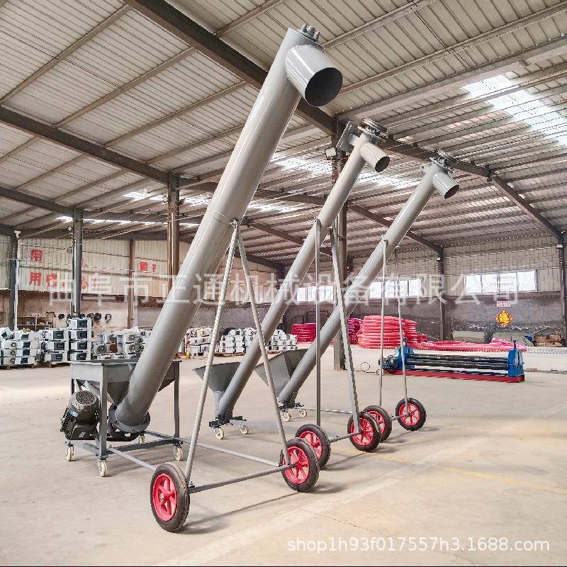 建筑工地用耐磨损吸沙机橡胶软管水泥粉上料机自吸式散粮吸粮机