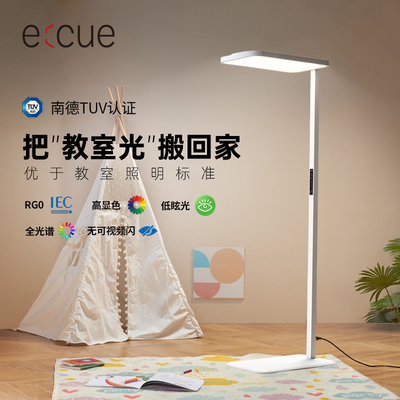 e:cue立式护眼灯大路灯全光谱儿童学习专用落地灯学生大陆灯 CPro