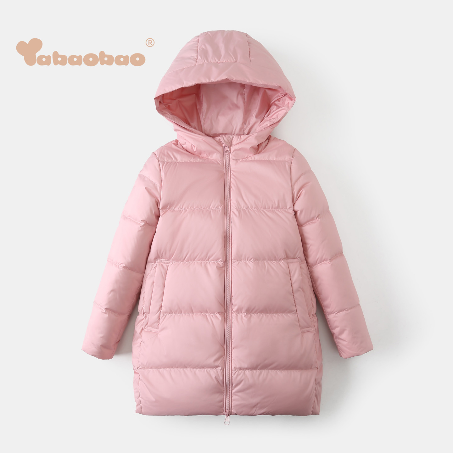 鸭宝宝童装儿童羽绒服冬季男女童2025新款加厚长款中大童保暖外套