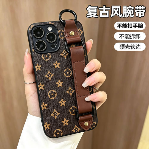三星复古皮质全包防摔手机壳