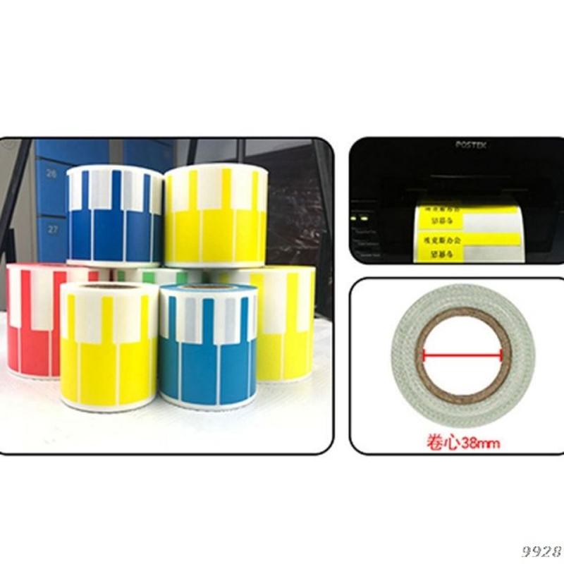 极速\r500Pcs Cable Sticker 3.30x1.02inI Oil-proof Tear-resis