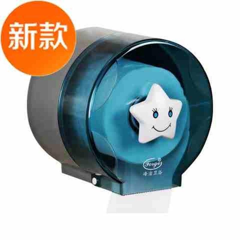 极速卫生间纸巾盒免打孔可爱防水创意厕J所家g用壁挂式小卷纸筒手