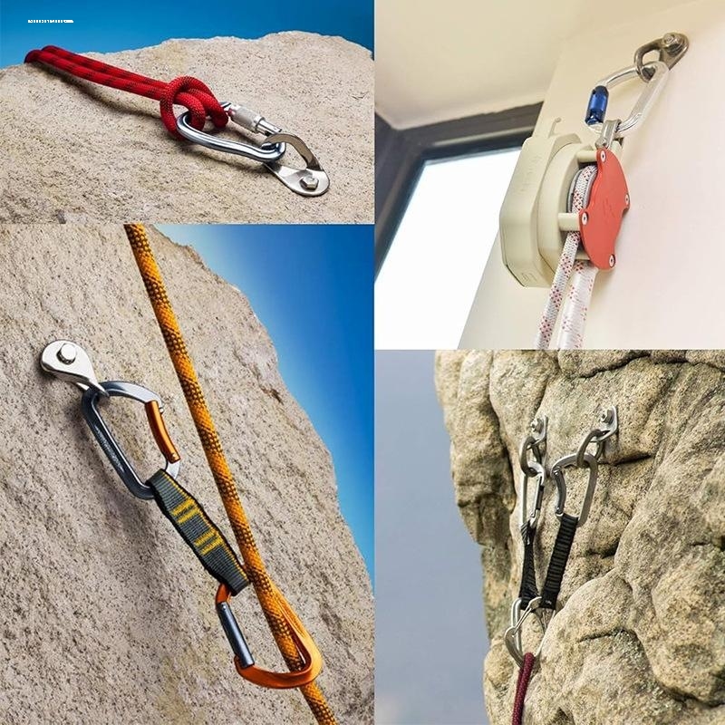 不锈钢岩钉膨胀钉挂片确定点M8探洞攀岩石钉