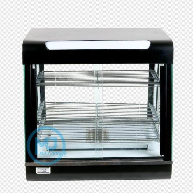 商用汉堡保温柜陈列展示柜恒温加热保暖柜弧形双开门炸鸡保温设备